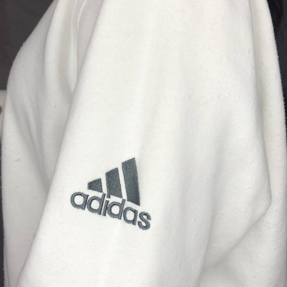 Adidas Sweatshirt Original White Top - Picture 3 of 6